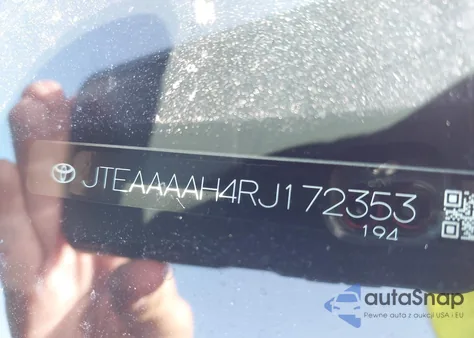 2024 Toyota Venza Limited z USA, uszkodzony, nr VIN JTEAAAAH4RJ172353